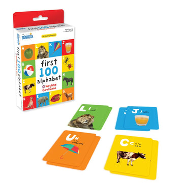 Briarpatch, First 100 Alphabet Matching Card Game, Based On Board Books By Roger Priddy, Preschool Learning For Kids