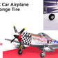 Heyiarbeit 4'' Rc Model Airplane Foam Wheel Super Light Tire And Wheel Sets For Rc Airplane Pu Sponge Tire With Plastic Hub 2 Pc