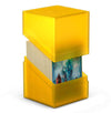 Ultimate Guard Boulder 100+ Classic, Deck Case For 100 Double-Sleeved Tcg Cards, Amber, Secure & Durable Storage For Trading Card Games, Soft-Touch Finish