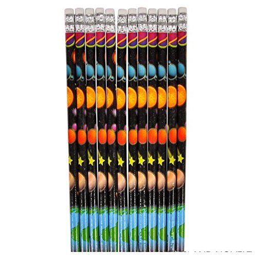 Rhode Island Novelty 7.5 Space Pencil (48 Pack)