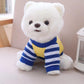 HOKESS Plush Pomeranian Stuffed Animals Toy Dog Cute Soft Plush Pomeranian Dog Lifelike Pet Puppy Present Gift for Girls Boys