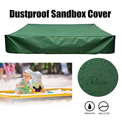 Maius Sandbox Cover, Square Protective Cover For Sand And Toys Away From Dust And Rain, Sandbox Canopy With Drawstring, Sandpit