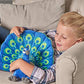 Wild Republic Peacock Plush, Stuffed Animal, Plush Toy, Gifts For Kids, Cuddlekins 12 Inches