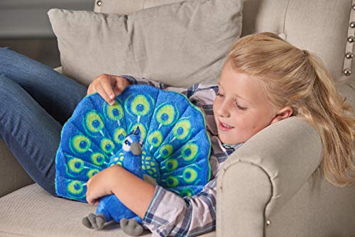 Wild Republic Peacock Plush, Stuffed Animal, Plush Toy, Gifts For Kids, Cuddlekins 12 Inches