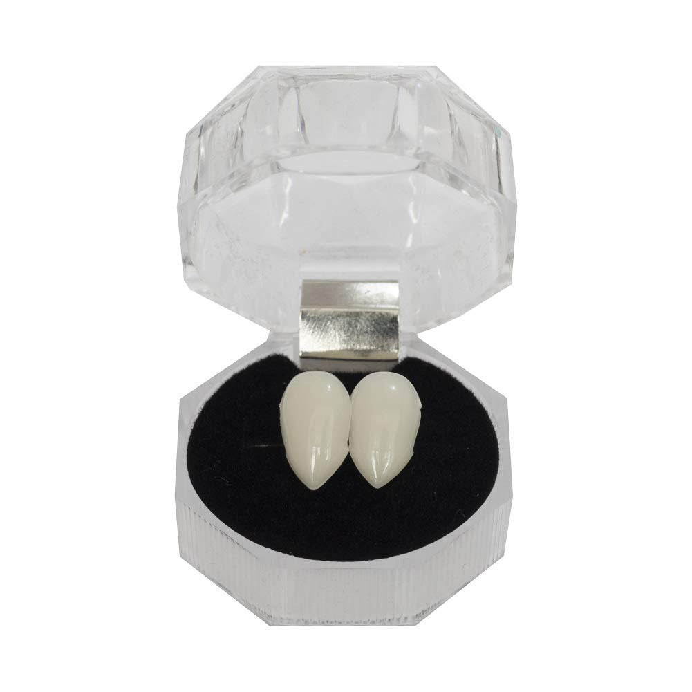 Secaden Cosplay 13Mm Vampire Teeth Dentures Halloween Party Props Fangs (13Mm)