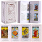 Erbacan Beginner Tarot Cards Deck-Tarot Cards With Meanings On Them-Tarot Deck With Guidebook(Free Soft Velvet Pouch Bag)