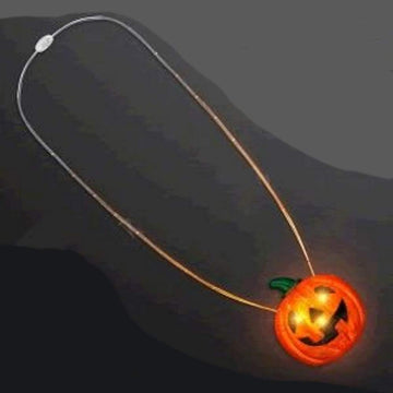 Blinkee Led Happy Jack O Lantern Necklace