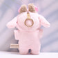 Clothes for 17cm Dolls Pink Cute Style Bodysuit Set Fashion Unique Dolls Outfit with enhanced Dolls Accessories for Play & Display - No Doll