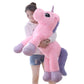 Webby Big Size Funny Unicorn Stuffed Animal Plush Toy, 100Cm, Pink