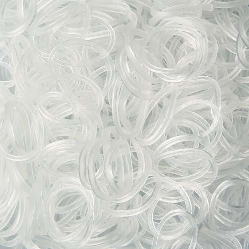 Choons Design LLC Offical Rainbow Loom Clear Jelly 600 Latex Free (24 C-Clips)