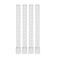 T best RC Car Shell Column, 4Pcs Aluminum Alloy RC Car Body Shell Post Holder RC Spare Parts for 1/10 122037(Silver) Rc Body Pos