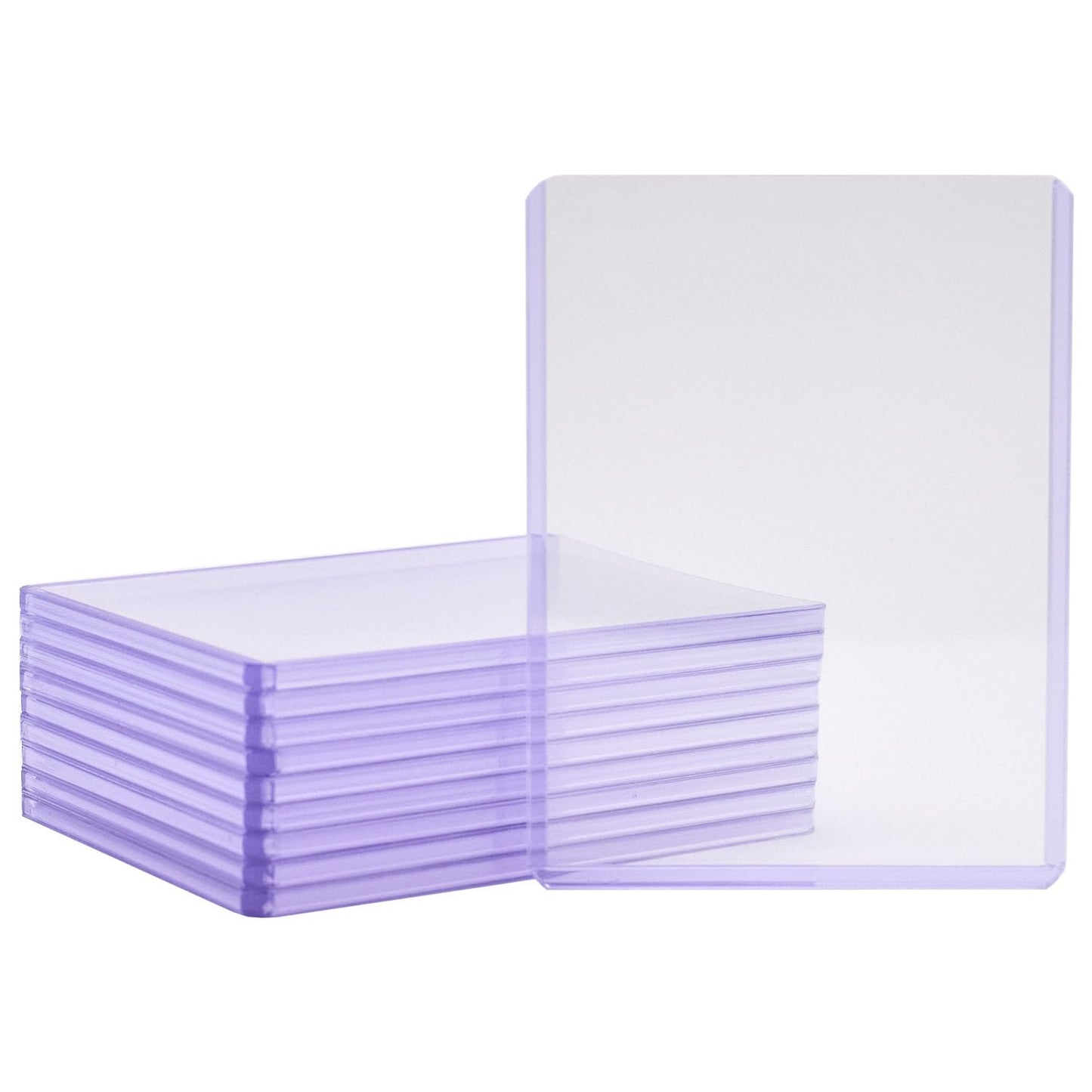 Platinum Protectors enhanced 180pt Toploaders Trading Card Protectors (10-Count) - Clear Hard Plastic Top Loader Sleeves for Thick Cards