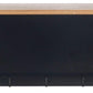 Dollhouse Miniature 1:12 Scale 1950's Black and OAK Counter #T4240