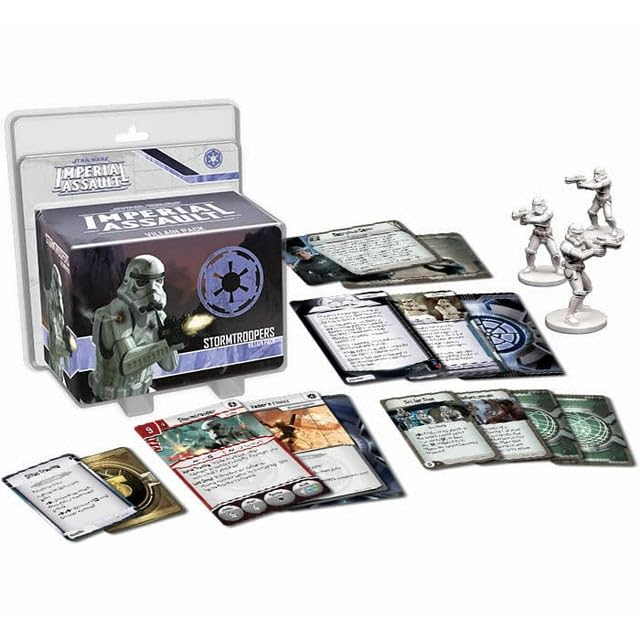 STAR WARS Fantasy Flight Games SWI14 Star Wars Imperial Assault Stormtroopers Board Game