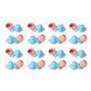 Mini Plastic Babies For Party Favor Decor Party Decorations Baby Shower Party Game Ice Cube Game (1'' 60Pcs, Blue)