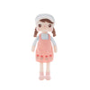 Gesuche 16 limited availability Princess Doll  Cute Pigtail-Girl with a Hat Plush Doll  Soft Dolls Baby Girl Gifts  Non-Toxic Soft Skin-Friendly PP Cotton Plush Stuffed Angela (Bright Orange)
