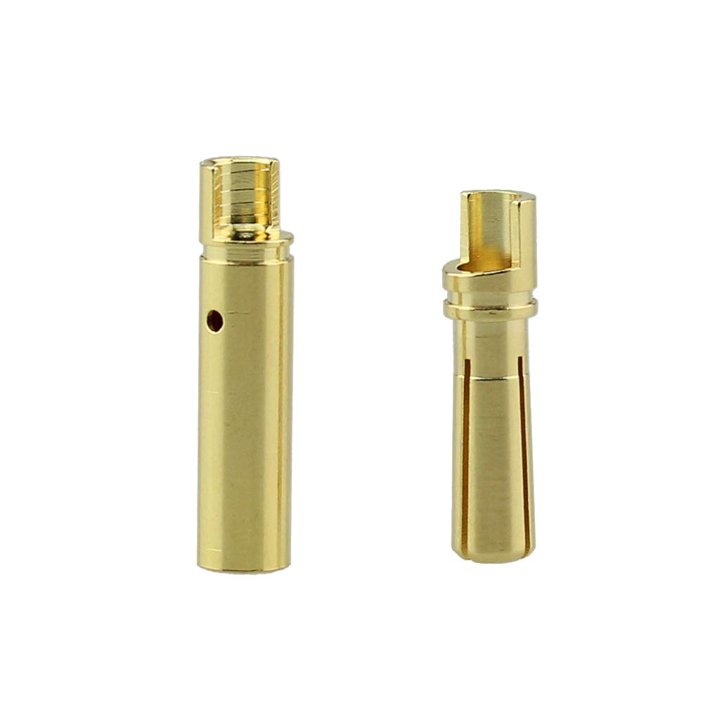 20 Pairs Amass 4.0mm 4mm Gold Banana Bullet Connector Plug Male Female for RC Battery ESC Motor
