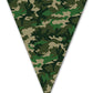 Camo Flag Pennant Banner Party Accessory (1 count) (1/Pkg)