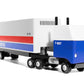 Candycar Wooden Diecast Collection - Overnighters Semi Truck, Premium Handcrafted Beech Wood Toy Car