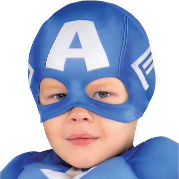 Suit Yourself Classic Captain America Muscle Halloween Costume For Toddler Boys, 2T, Includes Jumpsuit And Mask