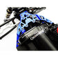 Hot Racing YET14U06 Aluminum Front Upper Chassis Bulkhead Clip (Blue) - Axial Ye