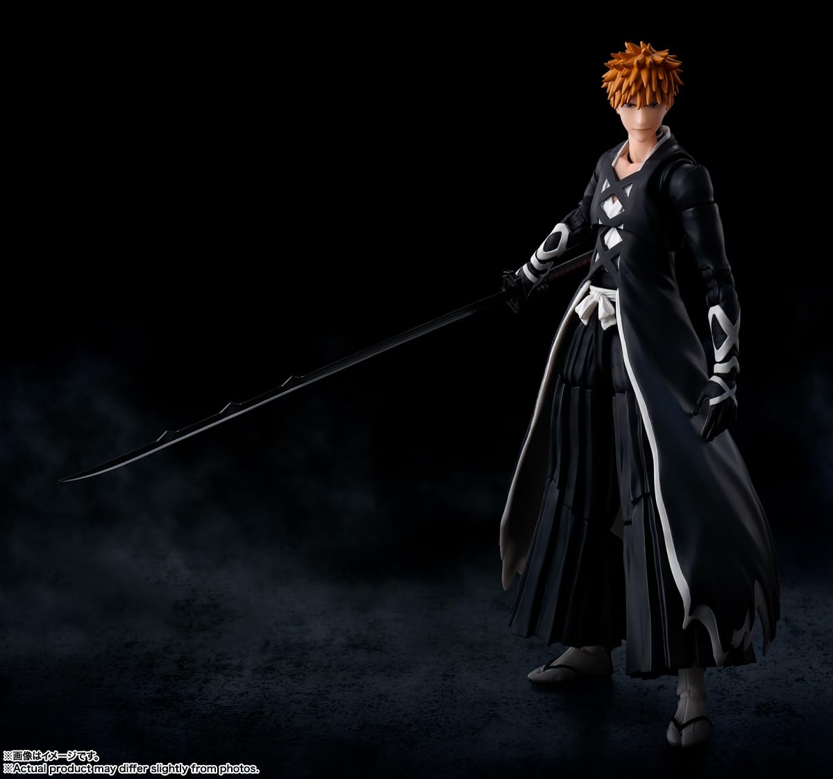 TAMASHII NATIONS S.H.Figuarts Ichigo Kurosaki Action Figure - Bankai Tensazagetsu, 6.1 Inch, PVC, Model BAS65143