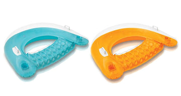 Intex Sit 'N Float Classic Inflatable Raft Swimming Pool Lounge - (Set Of 2)(Colors May Vary)