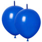 Adido Eva Link Balloons Blue 10 Inch Latex Quick Linkale Balloon 80 Pcs For Birthday, Halloween, Christmas, Party Festival Decor