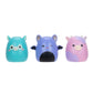 Squish-A-Longs Party Pack On-The-Go Playset - Series 1 - Three 1    Mini-Squish With 9 Furnishings - Collect, Trade, & Play
