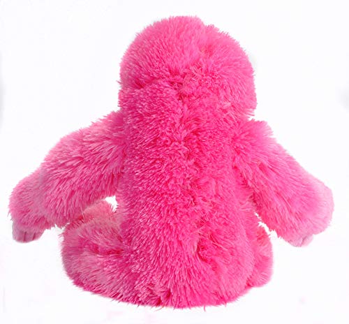 Wild Republic Three-Toed Sloth Plush, Stuffed Animal, Plush Toy, Gifts For Kids, Pink, Cuddlekins 12'