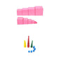 Calandis Wood Montessori Preschool Learning Toys Knobless Cylinders Pink Cube Blocks | Other Educational Toys | Educational | To