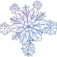Amscan Super Shape Prismatic Snowflake Balloon