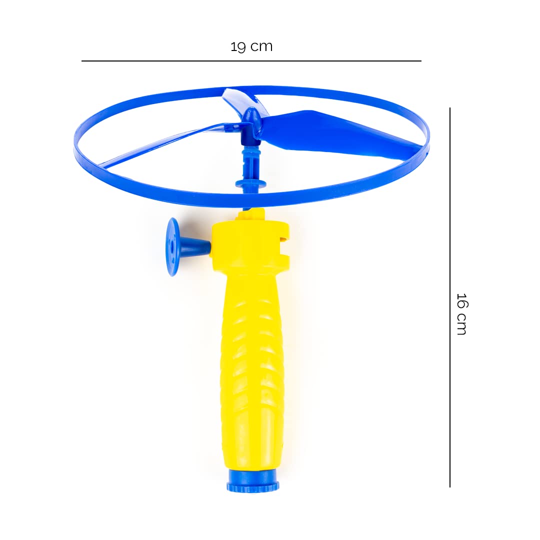 Ratna s exciting Flying Rotor Wheel for Kids to Make Their Playtime Fun. This wheele can Catch up The Height Approx. 40 ft. (Mul