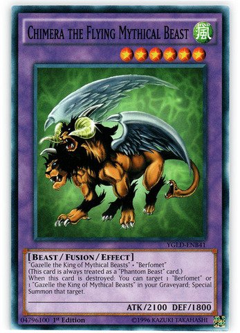 Yu-Gi-Oh! - Chimera The Flying Mythical Beast (Ygld-Enb41) - Yugi 'S Legendary Decks - 1St Edition - Common
