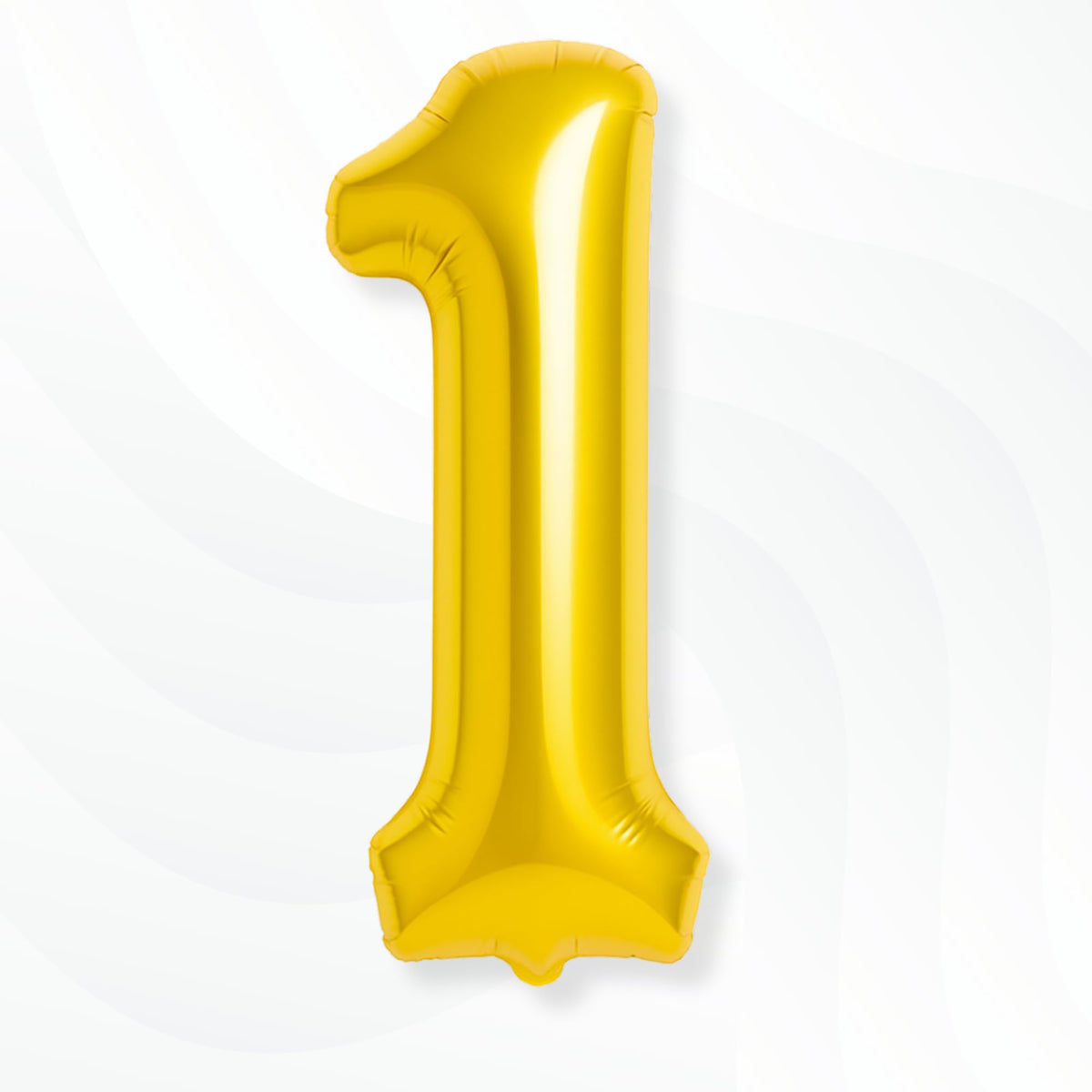 Flyloons 1 number Gold Foil Balloons 16 inch Size For Boys Girls Birthday Decoration Items 1st Year Balloons Set First