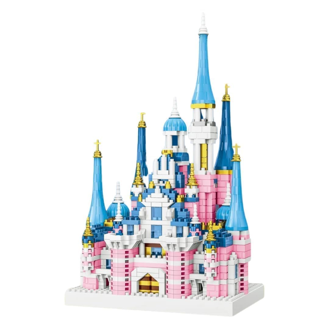 Flokee Cartoon Fantasy Castle Building Block Set  1300+ Pcs Architecture Brick Toy | Stem Educational Interlocking Construction