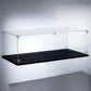 Gemutlich Acrylic Display Case For Lego Model Cars - Interior 24 X12 X 8 Inches, 3Mm Thick, Solid Wooden Base Fit For 42143 4211