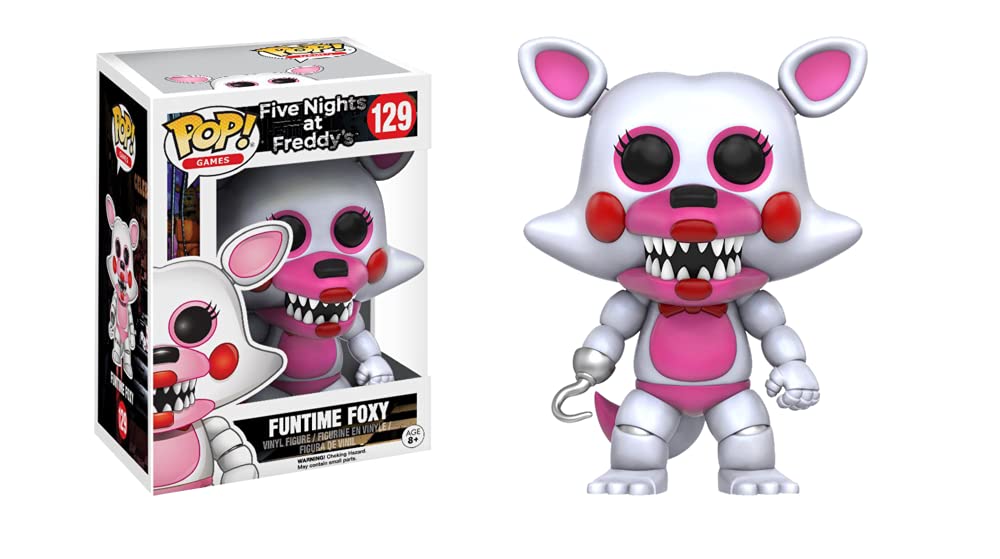 Funko Pop! Five Nights at Freddy's Funtime Foxy #129, 3.75" Vinyl Figure, Orange
