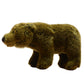 JIANEEXSQ Realistic Brown Bear Stuffed Animal Plush Toy  Simulation Brown Teddy Bear Plushies Soft Toy  Birthday Gift Decor