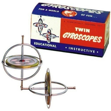 Original Tedco Gyroscope Twin Pack, Experiment In Physics, Forces & Gravity