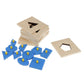 Fashion My Day Wooden Block Sorter Geometrical Shape Preschool Kids Learning Puzzle Toy | Toys & Games|Baby & Toddler Toys|Early