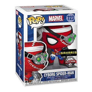 Funko Pop! Marvel Exclusive Spider-Man – Cyborg Spider-Man #723 W/ Free Acrylic Case