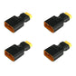 LINSYRC 4-Pack XT60 Plug Female Connector to XT90 Plug Male Connector no Wire Adapter for RC Lipo Battery ESC