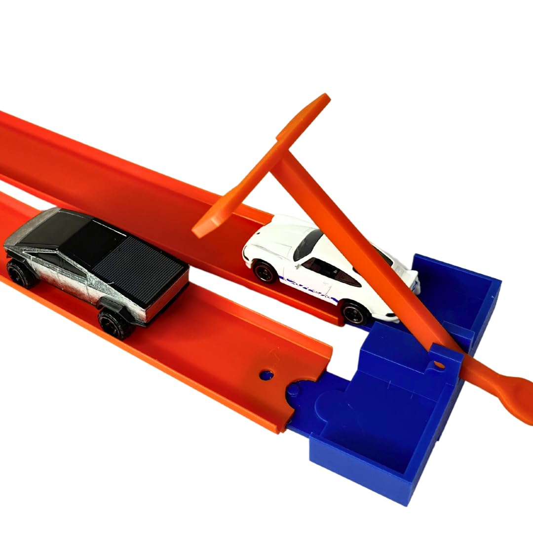 Starting Gate Compatible With Hot Wheels Racetracks | 2-Lane Launch Pad For Toy Tracks | Create Epic Racetracks | Made In Usa (S