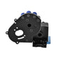 Globact Aluminum Transmission Case Gearbox With Aluminum Motor Plate And Arm Mounts Upgrade Parts For Traxxas Slash 2Wd Rustler