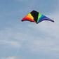 In The Breeze Rainbow Black Delta Kite, 6-Feet, 3093