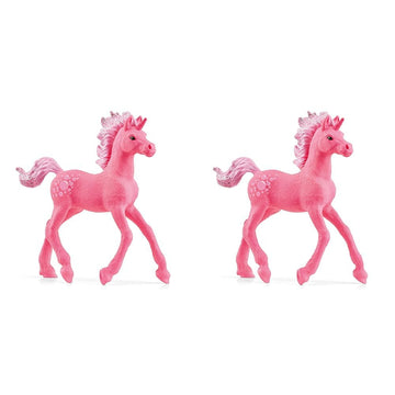Schleich bayala, Collectible Unicorn Toy Figure for Girls and Boys, Bubble Gum Unicorn Figurine (Dessert Series), Ages 5+ (Pack 