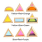 Xylolin Wooden Building Blocks For Toddlers 1-3, 24 Pieces Set Big Toddler Wood Sensory Blocks, Wooden Rainbow Kids Stacking Blocks, Large Colored Window Blocks Educational Toys For Boys Girls