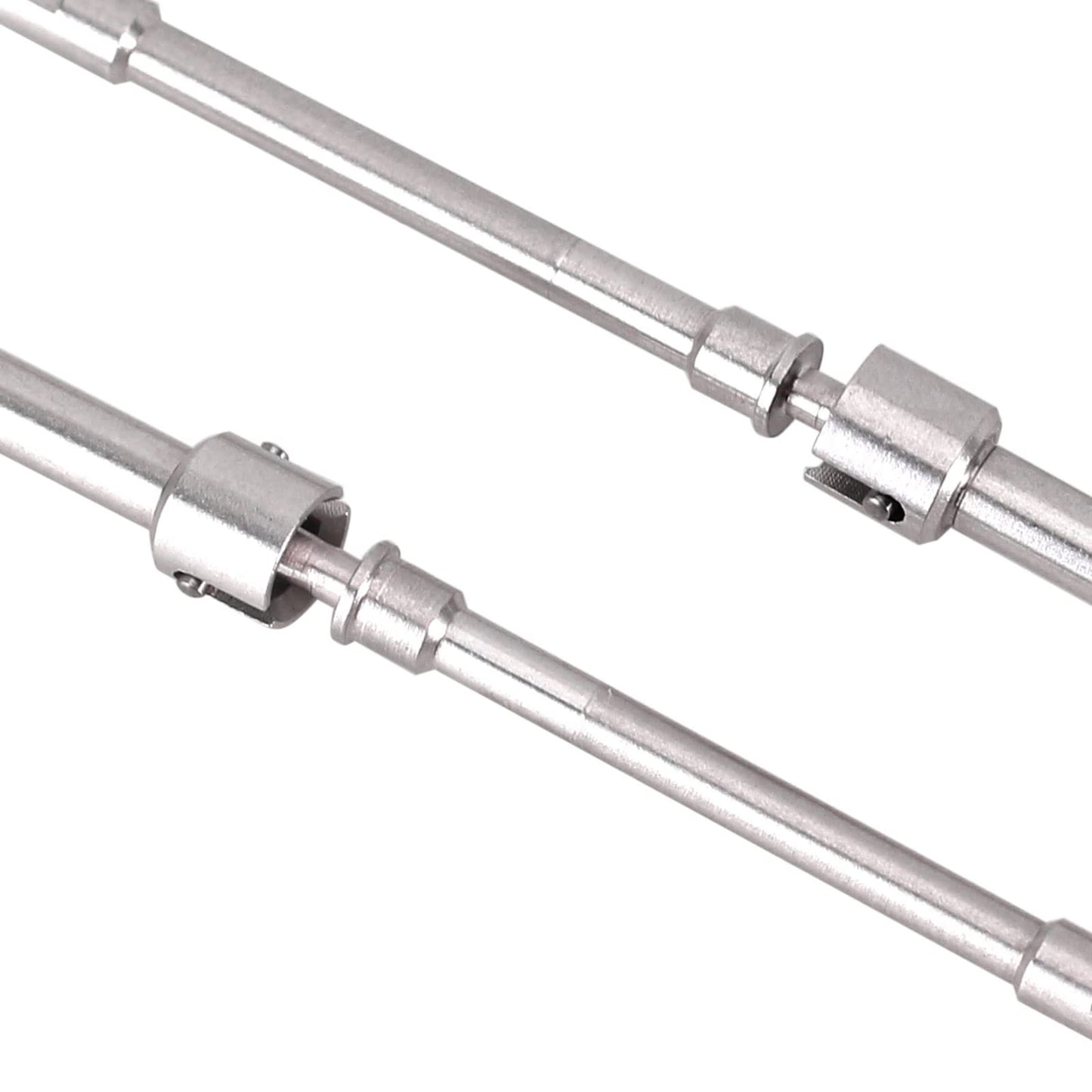 INJORA Steel 4mm Extended Dogbone Axle Shaft for INJORA SCX24 Aluminum Axles Replacement(Front)