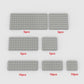 Classic Building Plate Assortment Pack, 50Pcs Light Gray Bulk Plates With 7 Size Building Plate Base Plate, Compatible With Lego